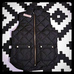 J. Crew excursion vest small black